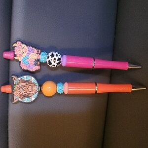 Cow Beaded Pens